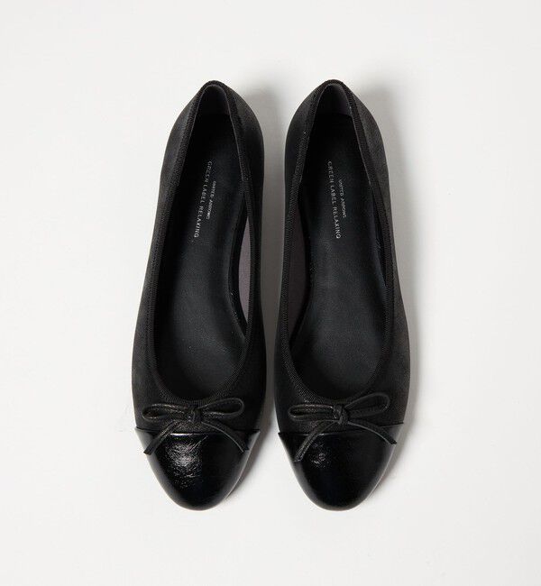 UNITED ARROWS green label relaxing「ラウンド バレエシューズ / フラットシューズ」|バレエシューズ|BLACK