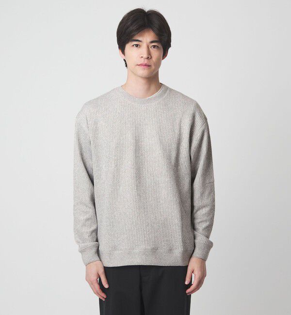 UNITED ARROWS green label relaxing「メランジ ダブルフェイス クルーネック カットソー」|Tシャツ・カットソー|