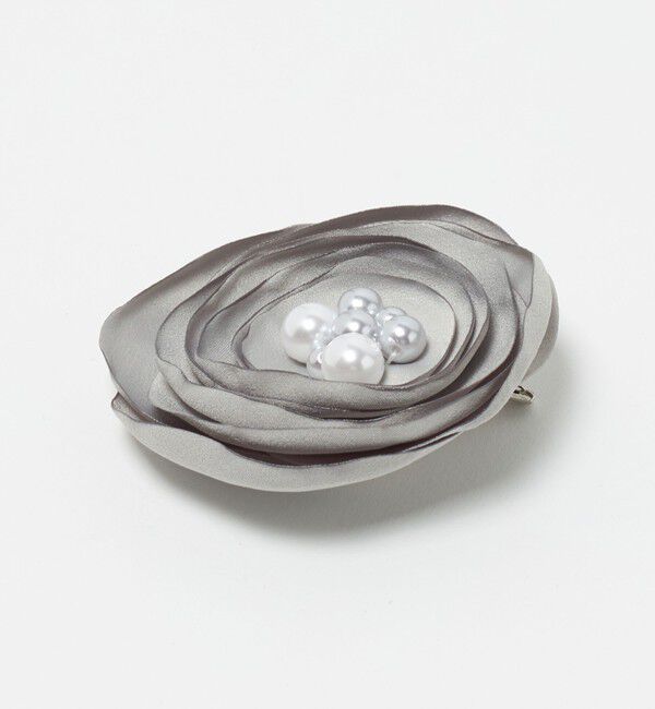 UNITED ARROWS green label relaxing「フラットフラワー コサージュ」|ブローチ・コサージュ|