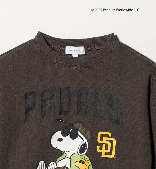 UNITED ARROWS green label relaxing「＜PEANUTS＞コラボレーション MLB 裏毛 スウェット /トレーナー / キッズ  100cm-130cm」|スウェット・ジャージ|