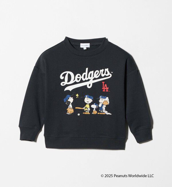 UNITED ARROWS green label relaxing「＜PEANUTS＞コラボレーション MLB 裏毛 スウェット /トレーナー / キッズ  100cm-130cm」|スウェット・ジャージ|NAVY