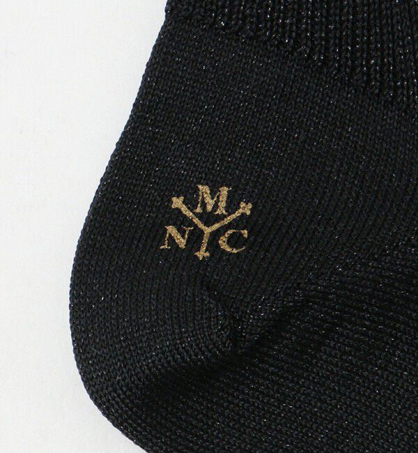 BEAUTY&YOUTH UNITED ARROWS「＜MARCOMONDE＞グリッター リブ ソックス」|ソックス|