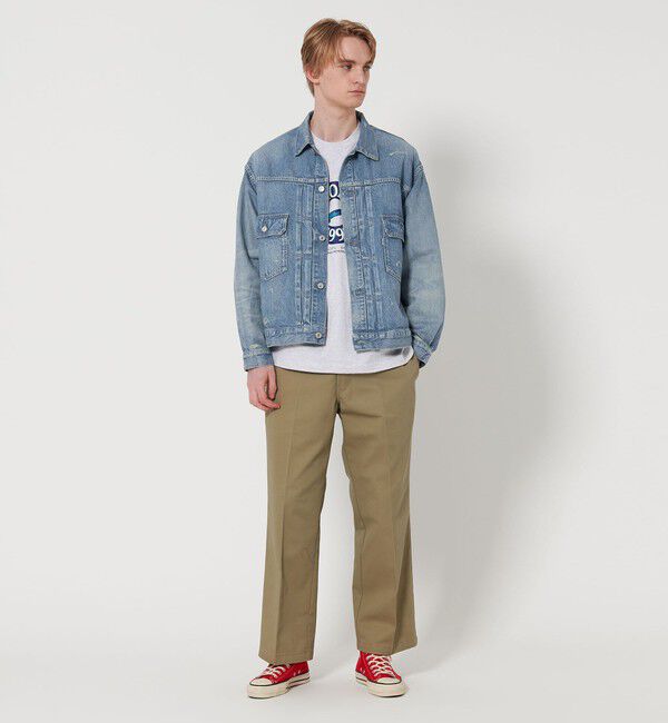 California General Store「＜CGS.＞ オーガニック コットン デニム ダメージ HMD Gジャケット」|ブルゾン・スタジャン|