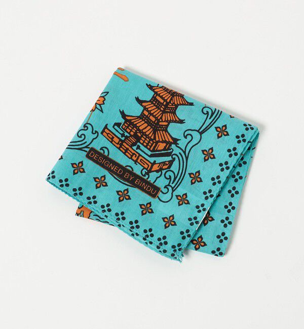 BEAUTY&YOUTH UNITED ARROWS「【別注】＜BINDU＞ビッグ バンダナ」|バンダナ・スカーフ|TURQUOISE