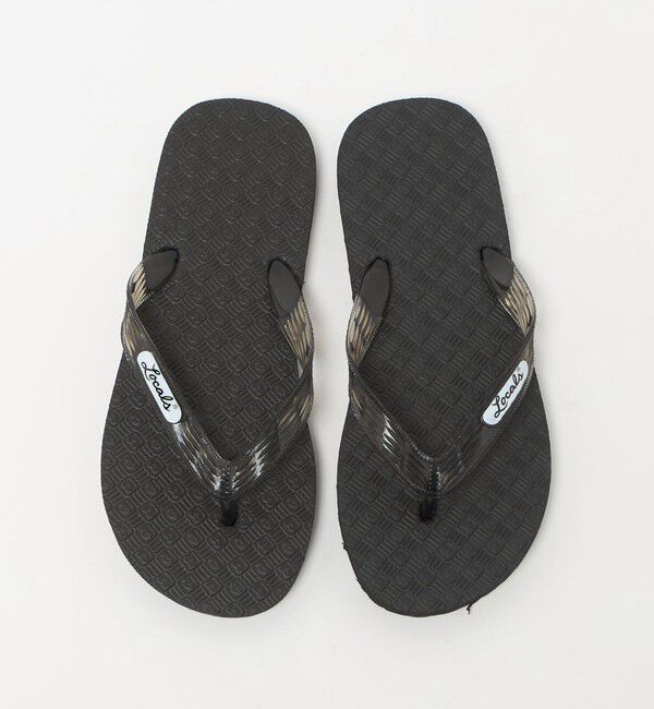 California General Store「＜LOCALS＞オリジナル ビーチサンダル」|サンダル|BLACK