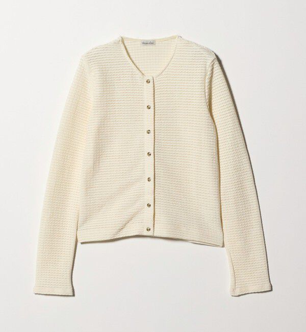 STEVEN ALAN「＜Steven Alan＞ウェイビー ジャージー ショートスリーブ カーディガン」|カーディガン|