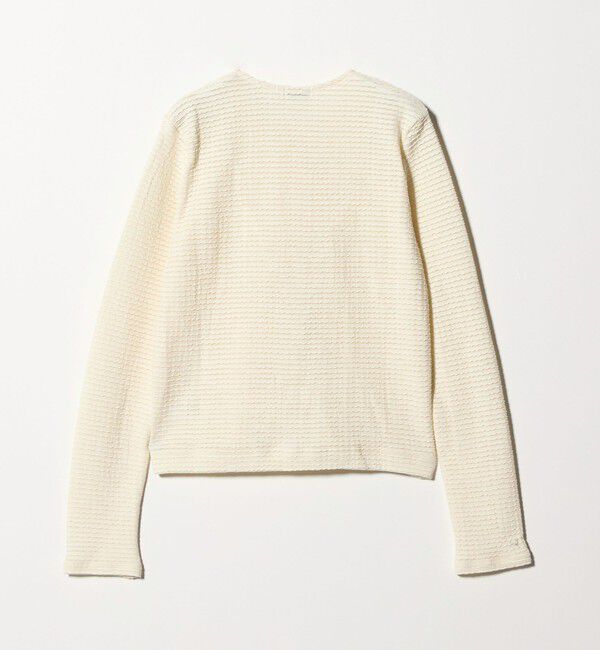 STEVEN ALAN「＜Steven Alan＞ウェイビー ジャージー ショートスリーブ カーディガン」|カーディガン|