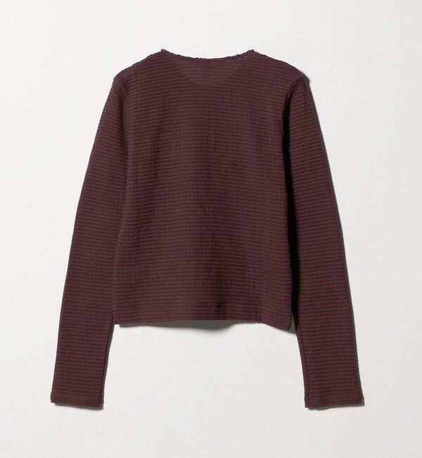 STEVEN ALAN「＜Steven Alan＞ウェイビー ジャージー ショートスリーブ カーディガン」|カーディガン|