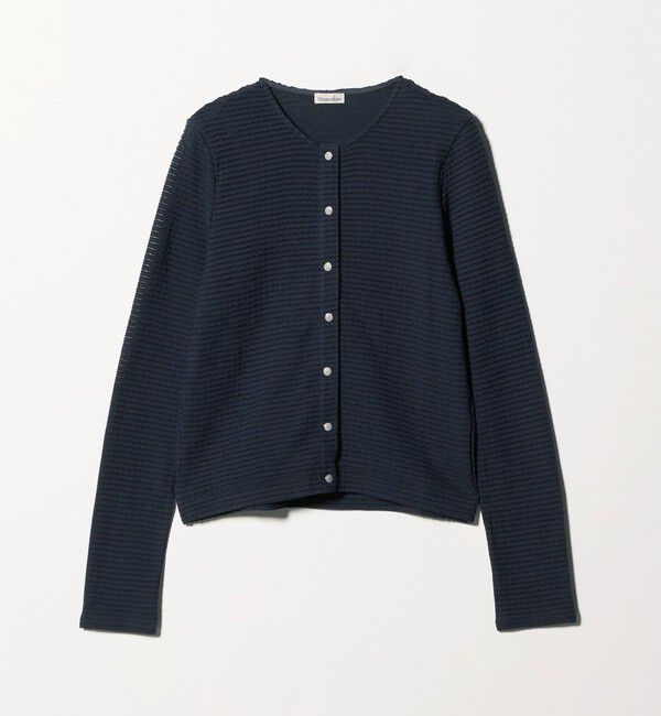 STEVEN ALAN「＜Steven Alan＞ウェイビー ジャージー ショートスリーブ カーディガン」|カーディガン|