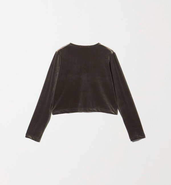 ベロアコンパクト カーディガン（BEAUTY&YOUTH UNITED ARROWS