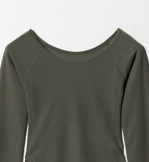 ATTISESSION「＜ATTISESSION＞ワッフル ローカットネック トップス」|Tシャツ・カットソー|