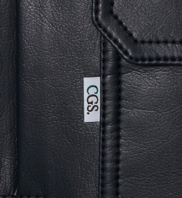 California General Store「＜CGS.＞レザーライク Gジャケット」|ブルゾン・スタジャン|