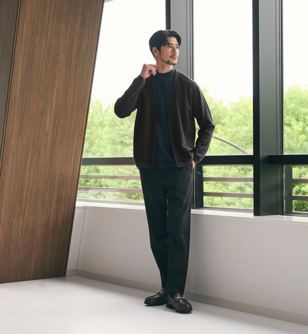 BEAUTY&YOUTH UNITED ARROWS「【WEB限定 WARDROBE SMART】エアリー カノコ  カーディガン 抗菌防臭」|カーディガン|