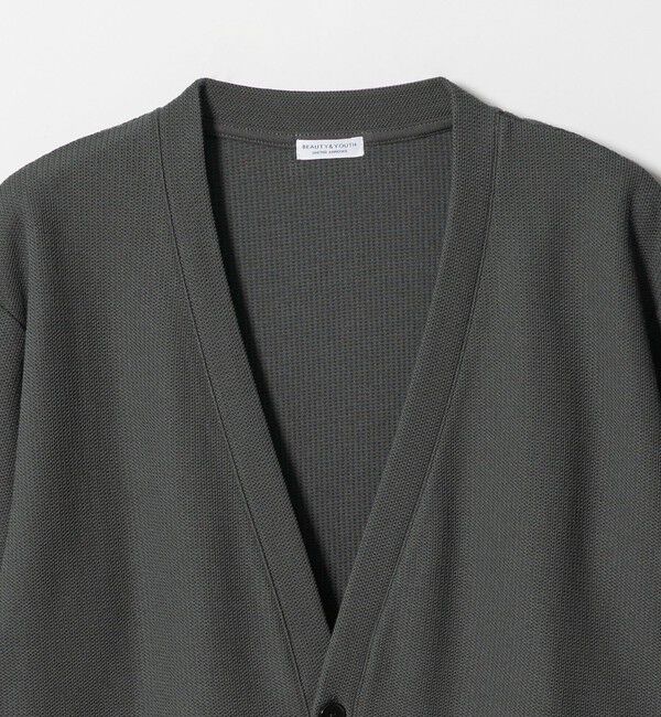 BEAUTY&YOUTH UNITED ARROWS「【WEB限定 WARDROBE SMART】エアリー カノコ  カーディガン 抗菌防臭」|カーディガン|