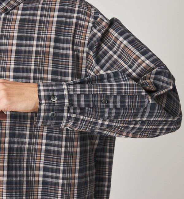 STEVEN ALAN「＜Steven Alan＞ マドラスチェック シングルニードル シャツ LOOSE」|シャツ・ブラウス|