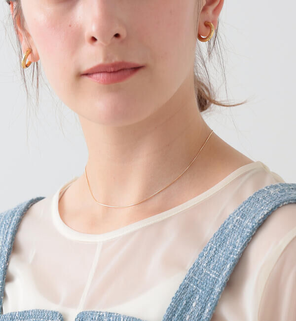 Ray BEAMS 「Ray BEAMS / K10 ベネチアン ネックレス」|ネックレス|Y.GLD/W.GLD