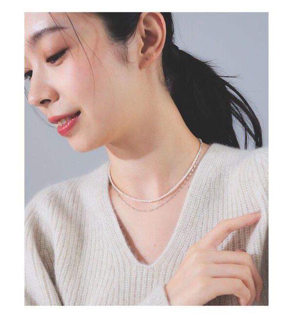 Demi-Luxe BEAMS 「les bon bon / blanc pearl チョーカー」|その他|