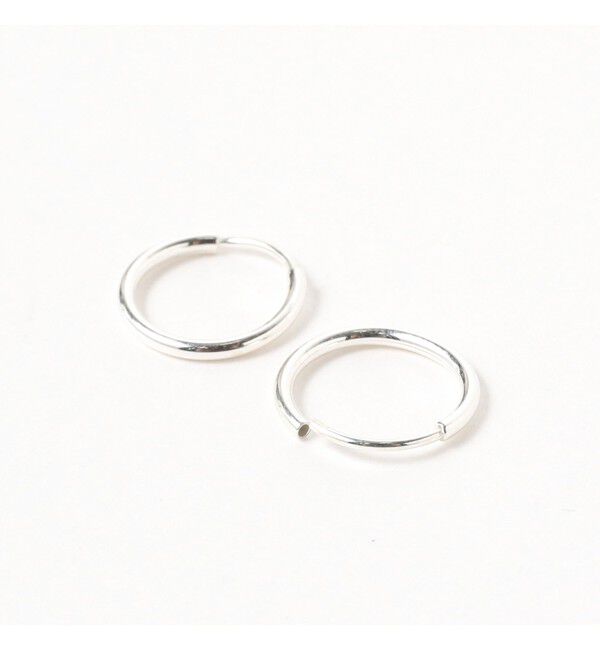 Ray BEAMS 「シルバー 12mm フープ ピアス」|ピアス|
