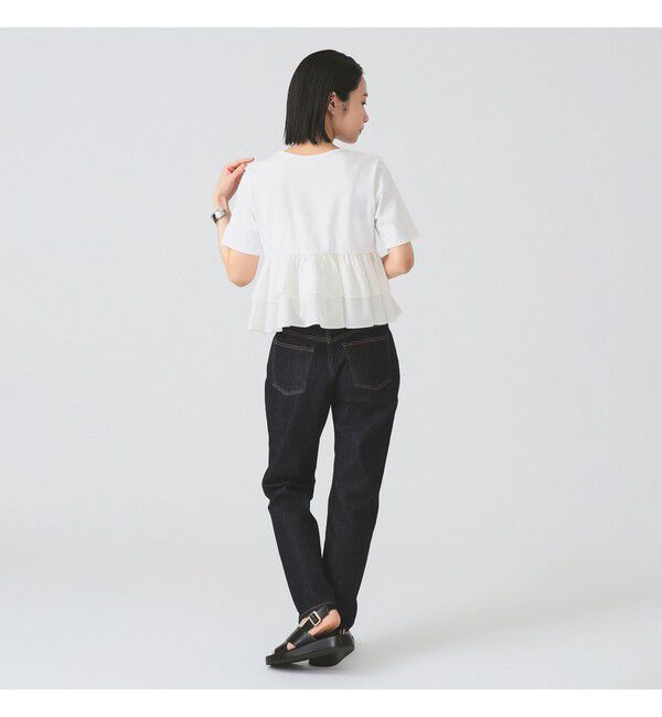 Ray BEAMS 「ティアード キリカエ クルーネック Tシャツ」|Tシャツ・カットソー|