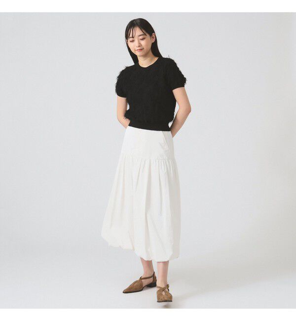 Ray BEAMS 「フリンジ ハーフスリーブ トップス」|その他|