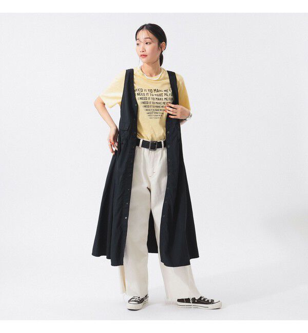 BEAMSBOY「ナイロン タッサー C-1 ノースリーブ ワンピース」|ワンピース|