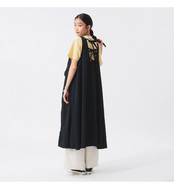 BEAMSBOY「ナイロン タッサー C-1 ノースリーブ ワンピース」|ワンピース|