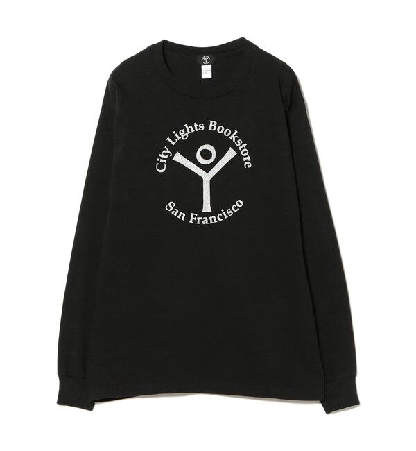 BEAMSBOY「City Lights Bookstore / Long sleeve T-Shirts」|Tシャツ・カットソー|LOGO_Black