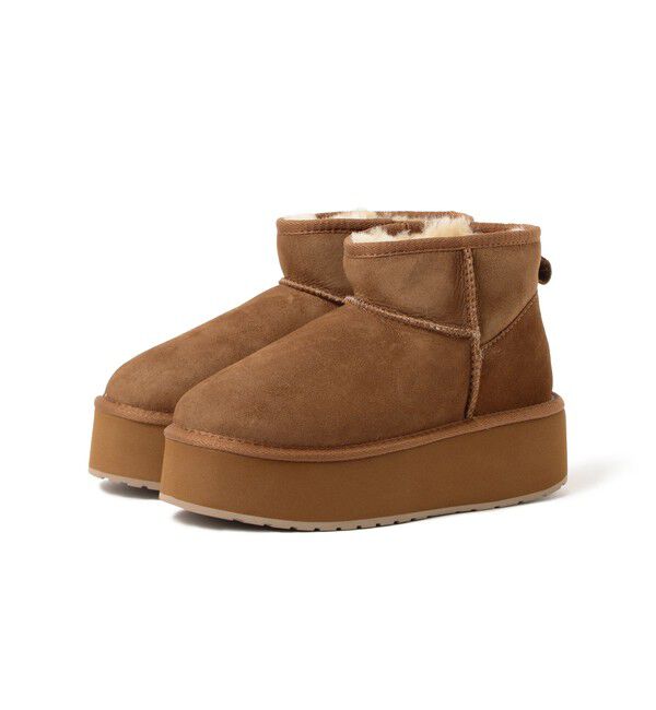 Ray BEAMS 「【WEB限定】EMU / Stinger Micro Flatform」|ショートブーツ|