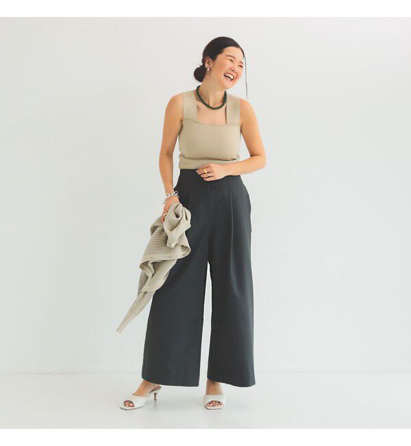 Demi-Luxe BEAMS 「【別注】スタイリスト佐藤佳菜子 &times; SLOANE / ミラノ リブ タンクトップ」|ニット・セーター|