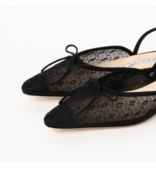 Demi-Luxe BEAMS 「NEBULONI E. / レース リボン ミュール」|スニーカー|