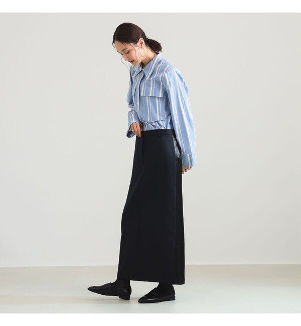 Demi-Luxe BEAMS 「YLEVE / モヘア サテン スカート」|スカート|