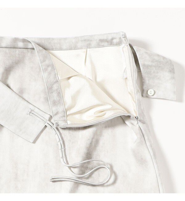 Ray BEAMS 「RBS / サテン プリント ベルベット スカート」|スカート|