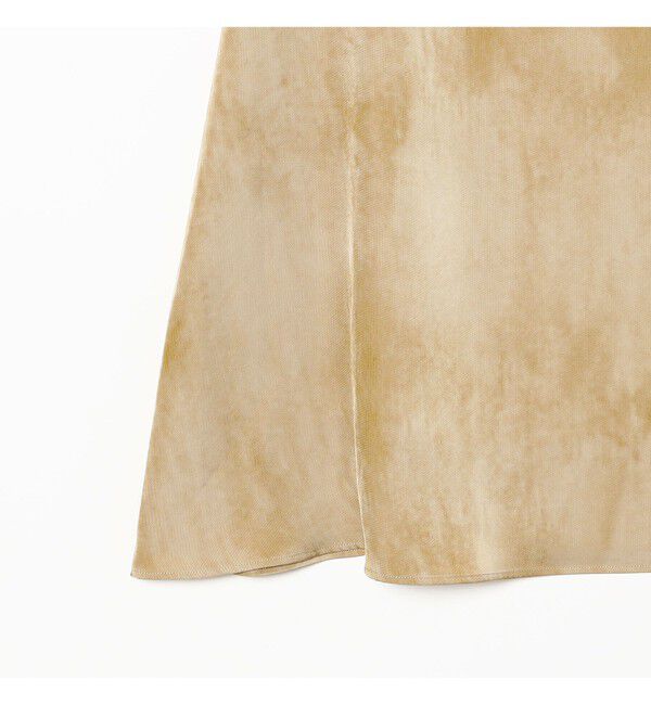 Ray BEAMS 「RBS / サテン プリント ベルベット スカート」|スカート|