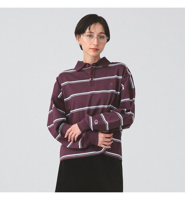 Ray BEAMS 「【別注】Champion / ボーダー ポロシャツ」|ポロシャツ|