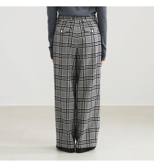 Demi-Luxe BEAMS 「AK+1 / 1タック ウール ワイドパンツ」|チノ|