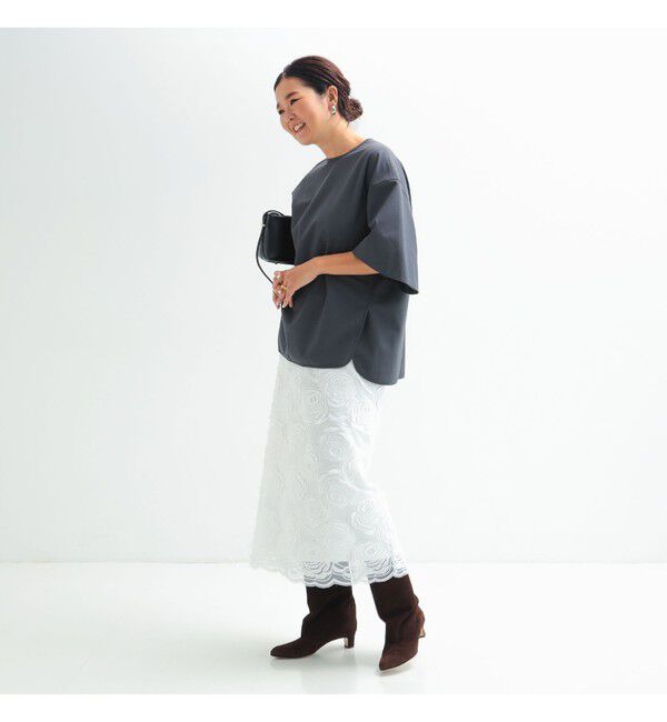 Demi-Luxe BEAMS 「ウール トロピカル フレアスリーブ プルオーバー」|シャツ・ブラウス|