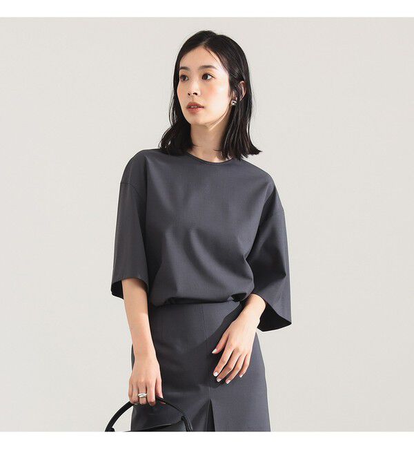 Demi-Luxe BEAMS 「ウール トロピカル フレアスリーブ プルオーバー」|シャツ・ブラウス|