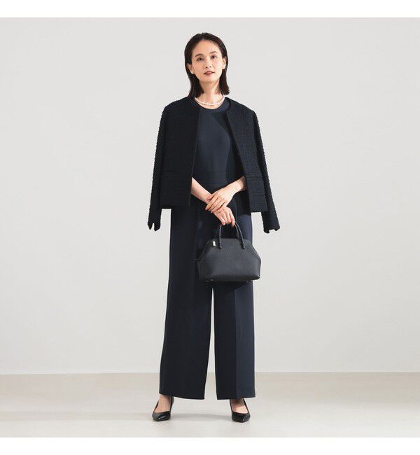 Demi-Luxe BEAMS 「ツイード クルーネック ジャケット＊」|ダッフルコート|