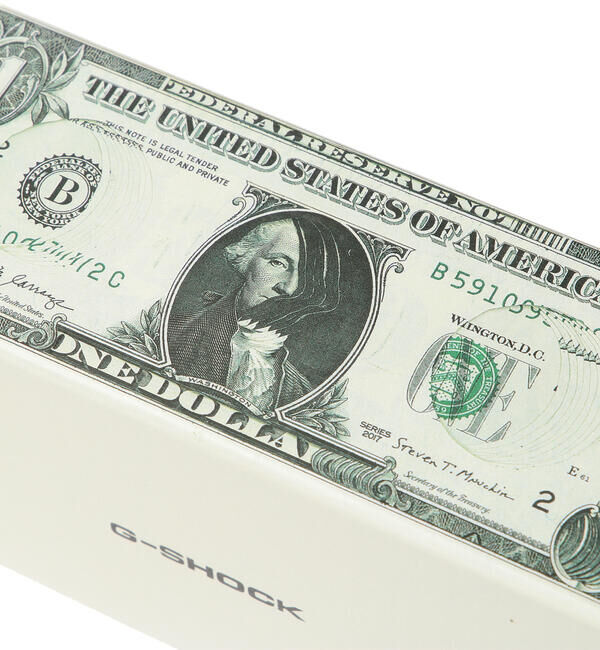 BEAMS「G-SHOCK / KOUSUKE KAWAMURA &times; BEAMS T 別注 DW 5600-E ''1 dollar bill shredded&rsquo;&rsquo;」|腕時計|