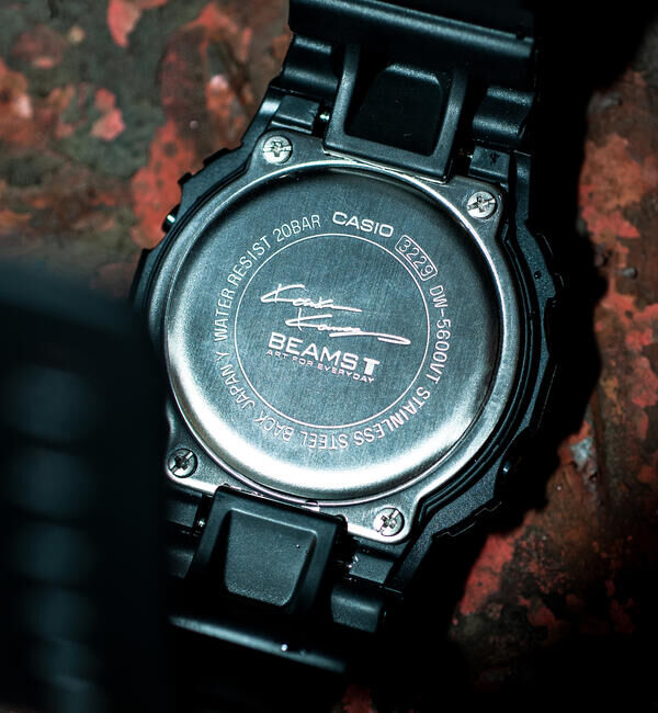 BEAMS「G-SHOCK / KOUSUKE KAWAMURA &times; BEAMS T 別注 DW 5600-E ''1 dollar bill shredded&rsquo;&rsquo;」|腕時計|