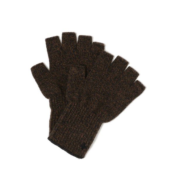 BEAMS PLUS「BEAMS PLUS / Fingerless Glove」|手袋|BROWN