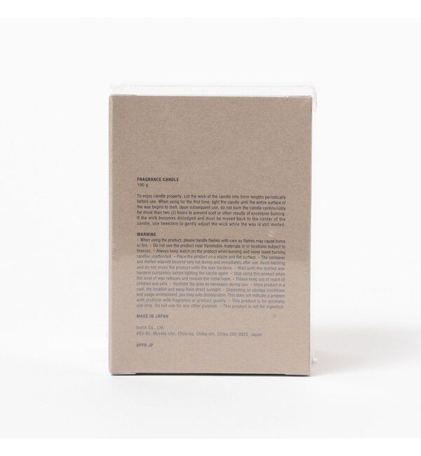 BEAMS「APFR / FRAGRANCE CANDLE」|アロマ・ルームフレグランス|
