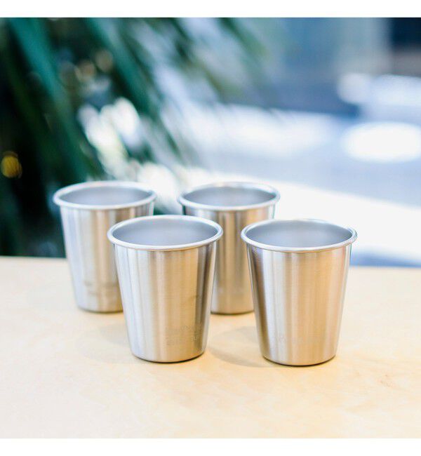 BEAMS「klean kanteen &times; bPr BEAMS / 別注 キッズ カップ 10oz(296ml) 4個セット」|その他|SILVER
