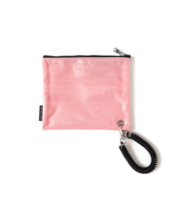 BEAMS「ポリウレタン ロゴ ポーチ S」|ポーチ|