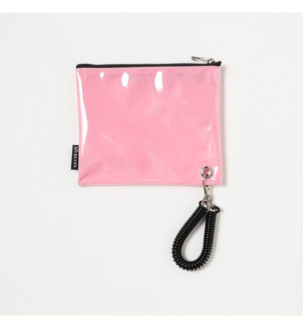 BEAMS「ポリウレタン ロゴ ポーチ S」|ポーチ|