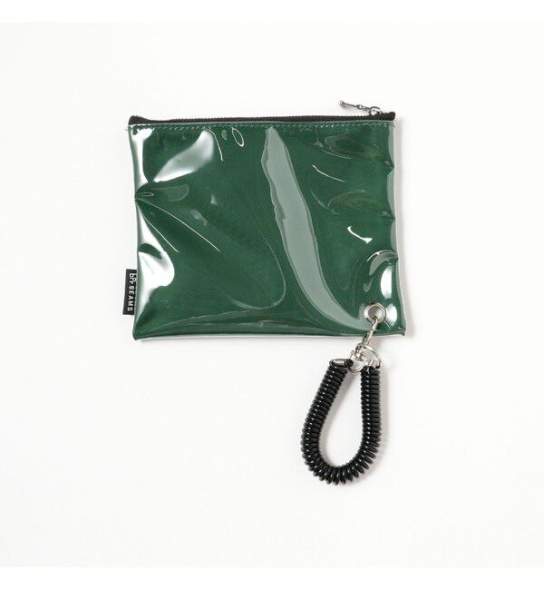 BEAMS「ポリウレタン ロゴ ポーチ S」|ポーチ|