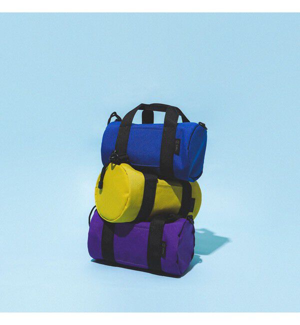 BEAMS「【別注】SML / ROLL BOSTON BAG」|ポーチ|BLUE