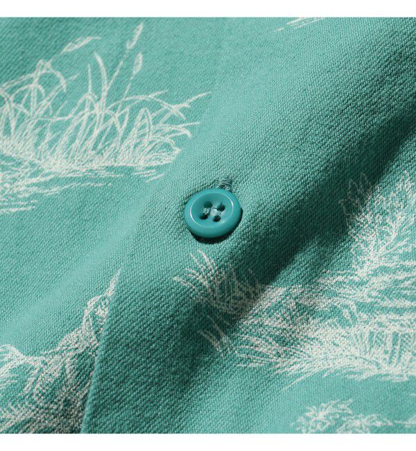 BEAMS PLUS「WORK Classic-fit Denim Discharge Jouy Print」|シャツ・ブラウス|