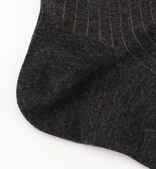 SHIPS「SHIPS: ストライプ（5mm) コットン ドレス ソックス」|ソックス|