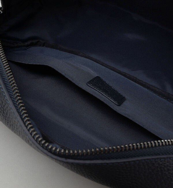 SHIPS「SHIPS: シュリンクレザー &times; ファブリック コンビ ウエスト バッグ (ボディバッグ)」|ショルダー・メッセンジャー|